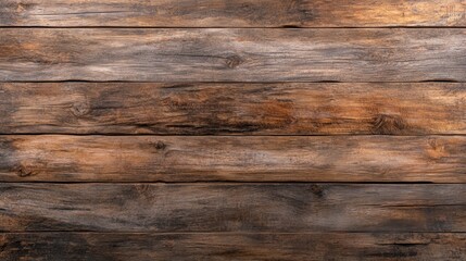 Obraz premium Rustic wooden planks with a weathered, natural finish. Perfect for background or texture.