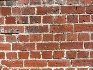 Old brick wall texture background. Red brick wall texture background. Brick wall background