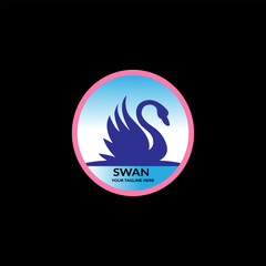 swan logo with swan image