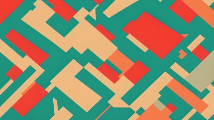 Seamless geometric wallpaper: abstract background featuring colorful patterns, textured surfaces, and modern designs with multi-color gradients and shapes