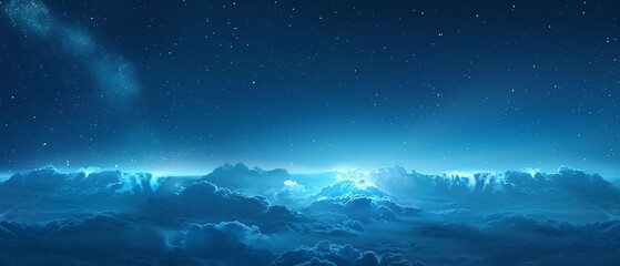 Northern sky, gradient from pale blue to deep midnight blue, background, mobile wallpaper, mobile screen wallpaper, mobile phone wallpaper