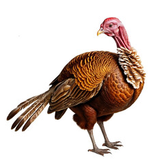 Turkey bird isolated on transparent background