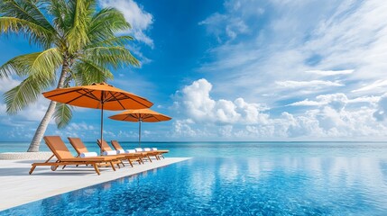 beautiful blue sea view