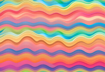 A vibrant abstract background featuring soft, flowing waves of pastel colors including pink, purple, blue, and yellow. The design creates a dreamy, ethereal effect, perfect for artistic projects.