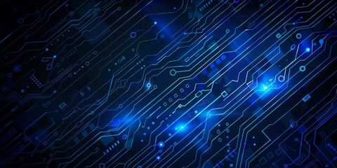 Innovative technology chip represented in a 3D render.