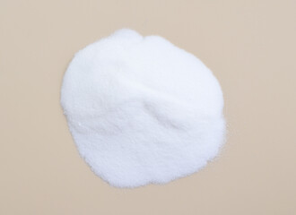 Inulin powder. Group of naturally occurring polysaccharides produced by many types of plant