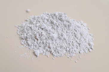 Calcium sulfate or calcium sulphate powder.