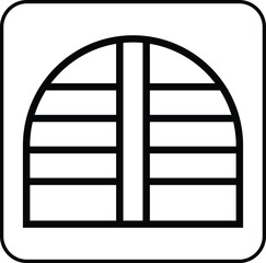 Stylish Home Icon Design with Travel Theme, Perfect for Digital Projects. EPS File - Ideal for Websites, Apps, and Travel-Related Content in Modern and User-Friendly Style.