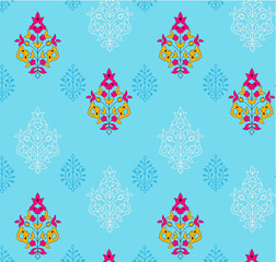 christmas seamless pattern with snowflakes
