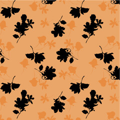 seamless pattern with floral digital pattern design.