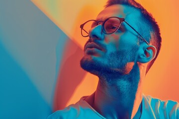 Futuristic abstract waves glowing grid curves dynamic flowing. 4K UHD 3D video loop frame lens flare sci-fi universe background. Beautiful simple AI generated image in 4K, unique.