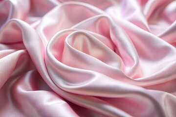 Obraz premium Smooth Blurred light pink Silk Fabric Background
