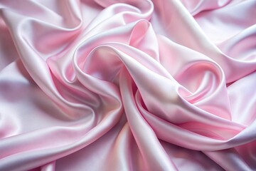 Obraz premium Smooth Blurred light pink Silk Fabric Background