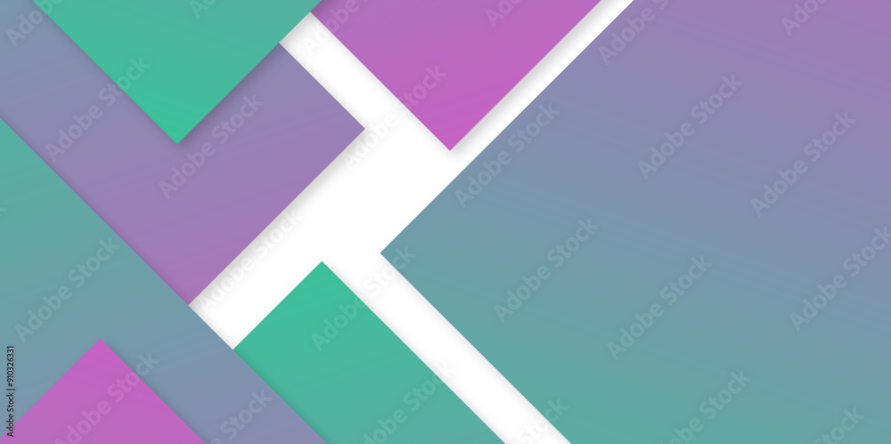 Wall mural abstract gradient background with overlay stripes shape. modern random object shape texture.geometri