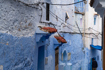 chefchaouen village morocco, blue village