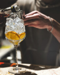 glass of champagne