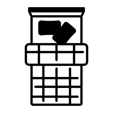 recommend clip art: A line style icon of room furniture 