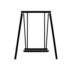 beautiful Swing icon vector illustration