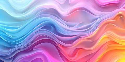 Obraz premium Colorful abstract waves gradient background.