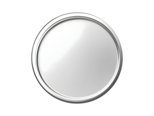 Jar lid top view isolated on transparent or white background