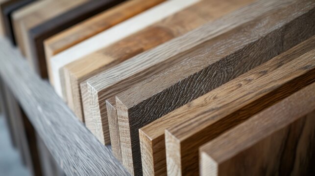 Various Wood Samples Displayed
