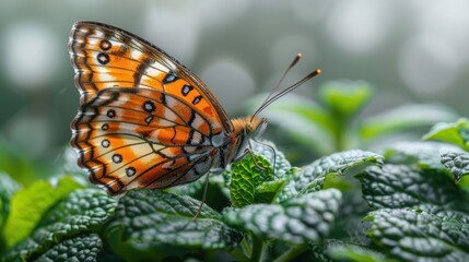 A Detailed Look at a Beautiful Butterfly