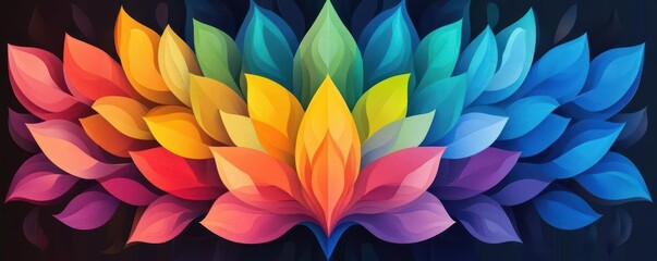 Colorful Mandala Vibrant colors used throughout the mandala