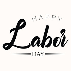Happy Labor day new and modern design