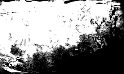 White Texture Background with Black Paint at the Corner