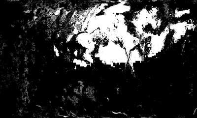 White Texture Background with Black Paint at the Corner