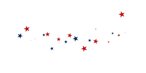 Red, white and blue stars