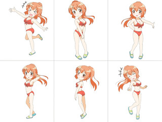 水着少女まとめ1