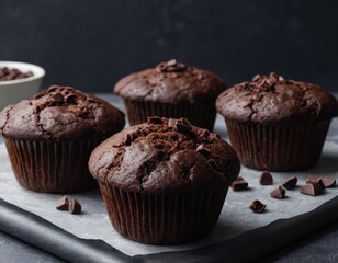 Muffins - Soft and fluffy baked goods often filled with fruit or nuts.