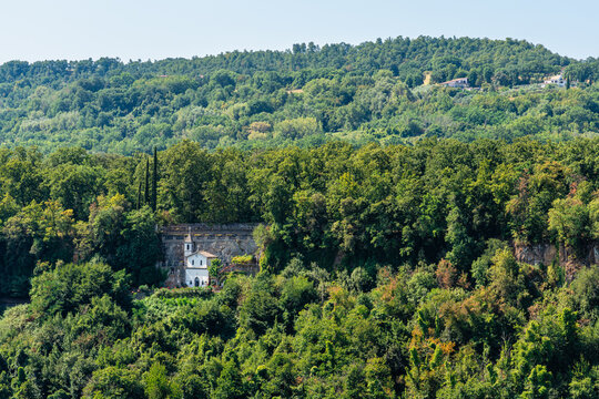 The Sanctuary of the Santissima Trinit&agrave; near the town of Orte, in the Province of Viterbo, Lazio, Italy.