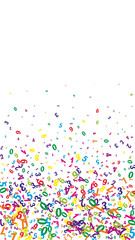 School math notebook cover. Colorful childish