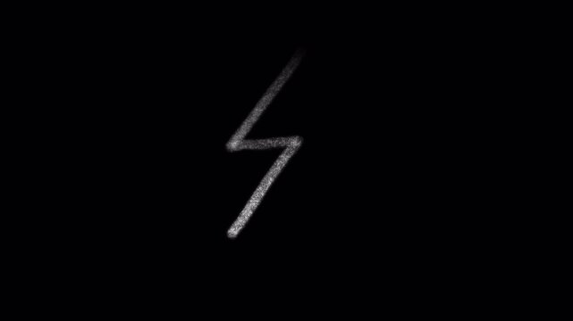 Set of different animated doodle elements. Video clip with alpha channel.