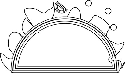 Food vector flat silhouette collection