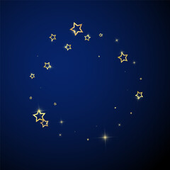 Naklejka premium Twinkle stars scattered around randomly, flying,