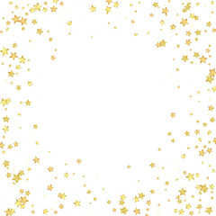 Magic stars vector overlay.  Gold stars scattered