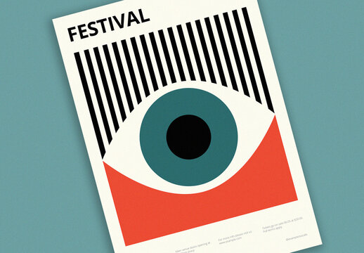 Mid Century Modern Event Flyer