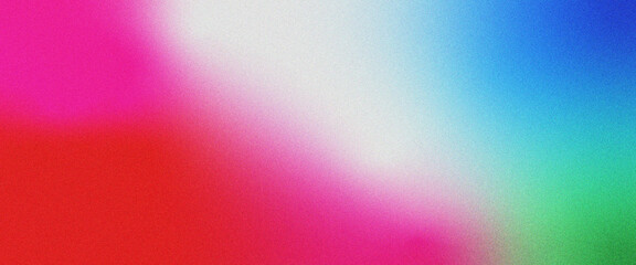 pink red white blue green abstract background gradient color grainy texture effect web banner header poster design