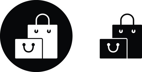 Simple Set of Shopping Bag related line and flat icons. Contains such vector as Groceries, Present, Food Delivery Retail Marketing, sell and more isolated on transparent background. Editable Stroke