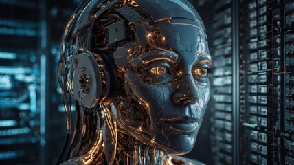 Fototapeta premium AI-Powered Cybersecurity Systems for Real-Time Threat Detection 