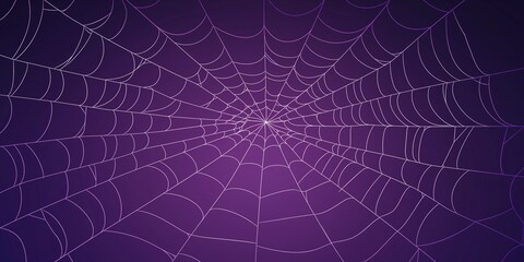 Spiderweb background, close up of spider web on colorful lighted background, concept of Halloween, hunter, danger, trap, complicated, chaos, mess, waiting, patience.