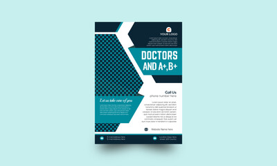 Doctors and Medical Professionals with Blood Test Results