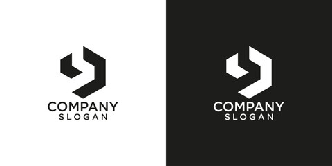 letter b abstract monogram logo vector design