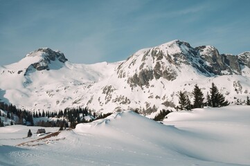 Fototapeta premium Berge im Winter