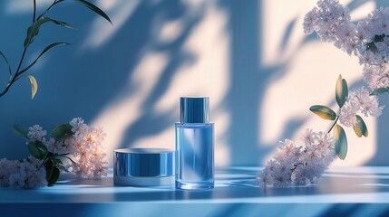 8K Realistic A beauty product shot with professional lighting and a minimalist setup