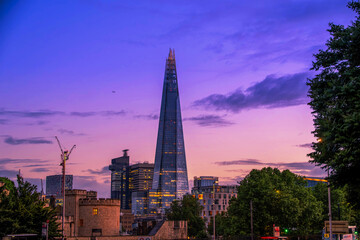 Fototapeta premium London skyline with the Shard 