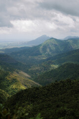 Naklejka premium mountains of Mauritius island
